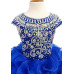 Infant/toddler/baby/children/kids Girl's glitz Pageant evening/prom Dress/clothing G225(Royal Blue)